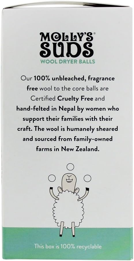 Molly's Suds Wool Dryer Balls – 9.04 oz